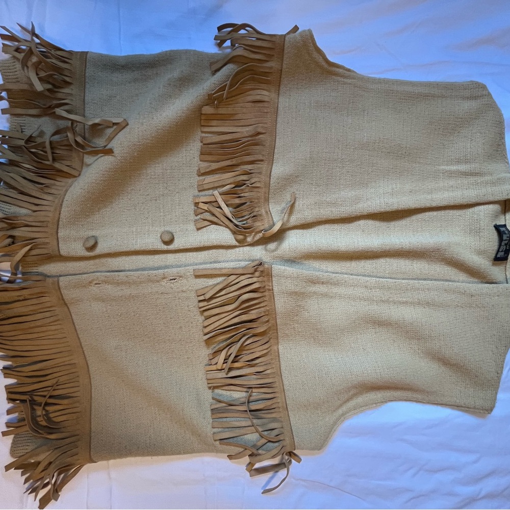 Vintage Puritan Pulse Suede Fringe Vest